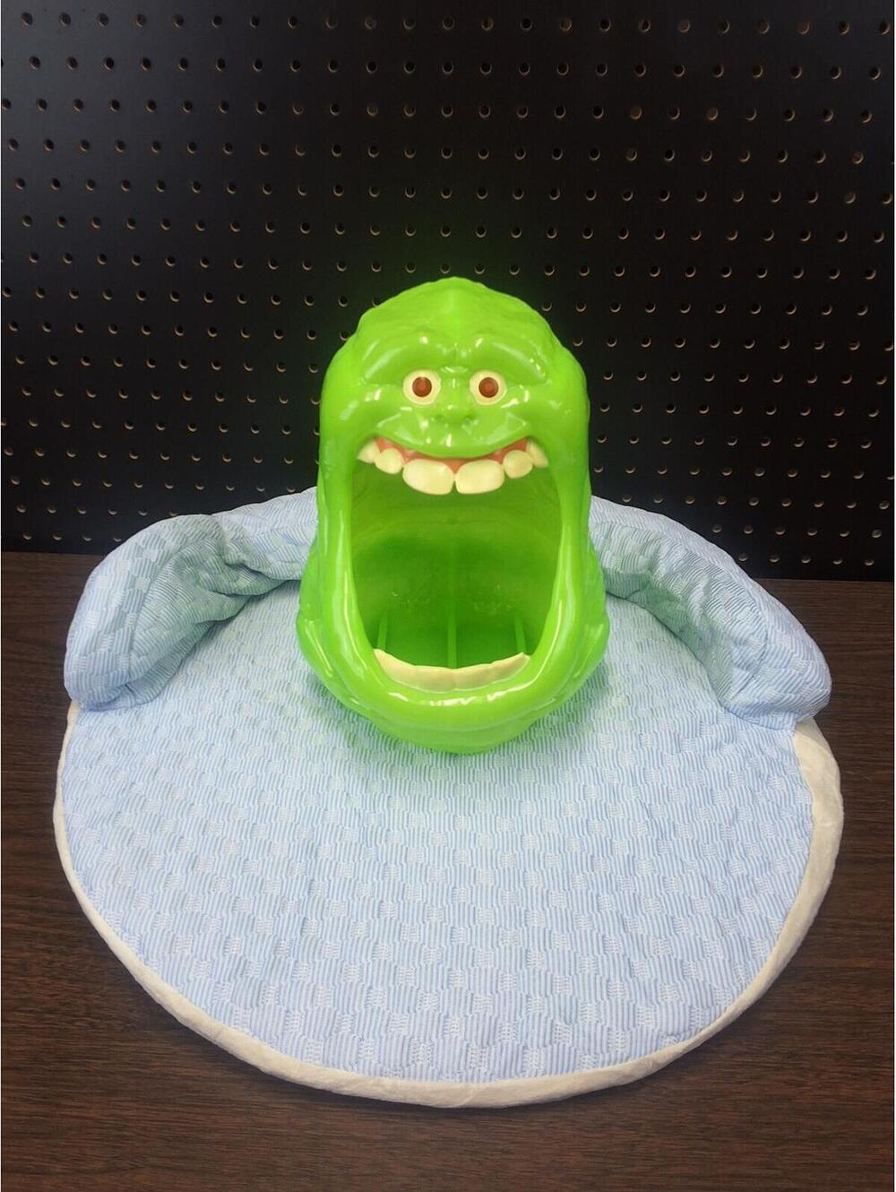 Fun & Cozy Blue Plush Dog Bed with Raised Edges - Small